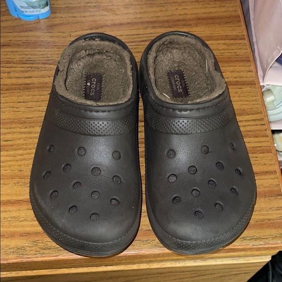 CROCS Shoes - Women’s Brown Fur Crocs